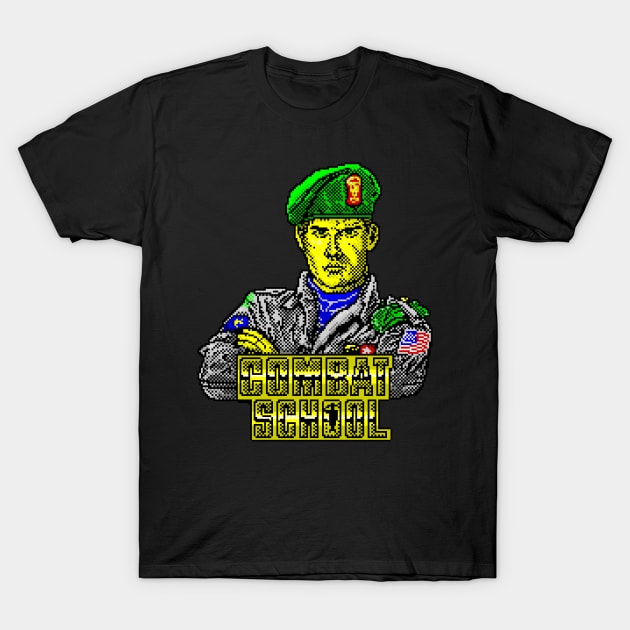 Combat School 8 Bit Game Art T-Shirt by 8 Fists of Tees